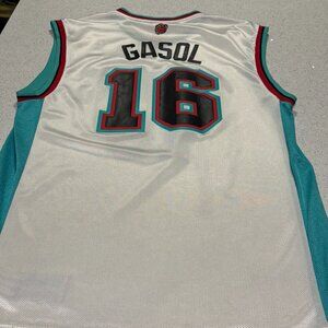 Vintage Reebok NBA Memphis Grizzlies Pau Gasol